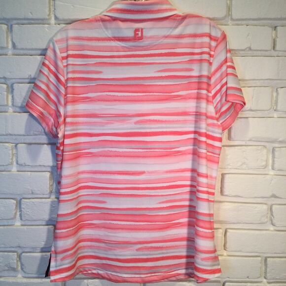 NWT FootJoy Short Sleeve Ladies Polo Golf Leisure L - Picture 5 of 6